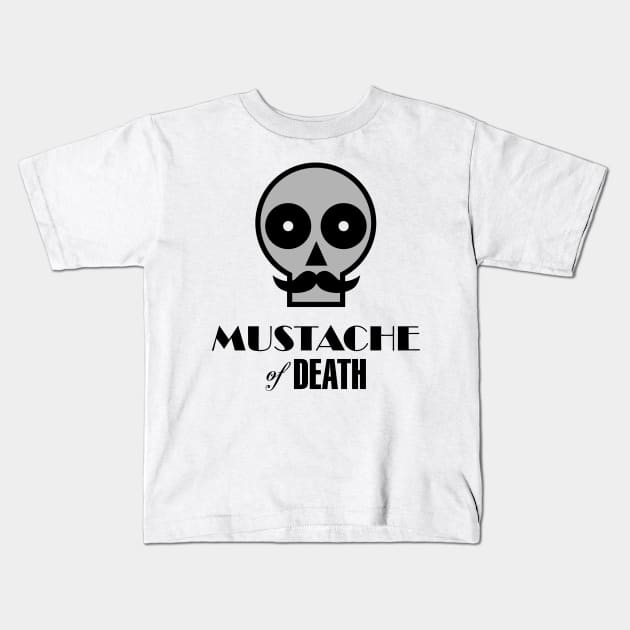 Moustache of Death Kids T-Shirt by DavesTees